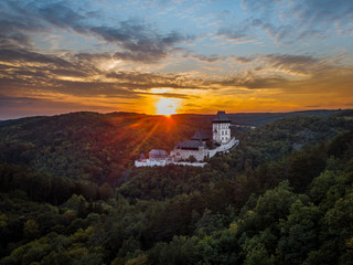 Karlstejn Castle is a large Gothic castle founded 1348 CE by Charles IV, Holy Roman Emperor-elect...