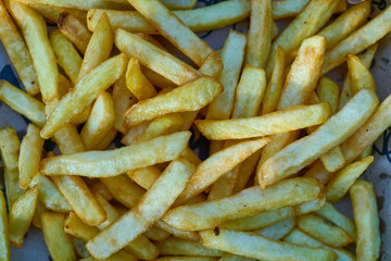 French fries on the table