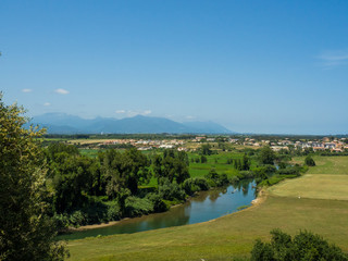 Fototapeta na wymiar River Tavignano