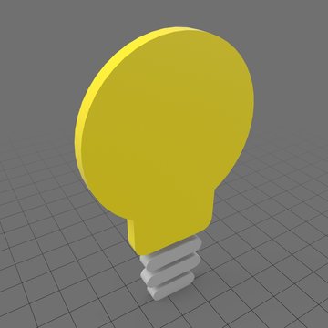 Light bulb symbol