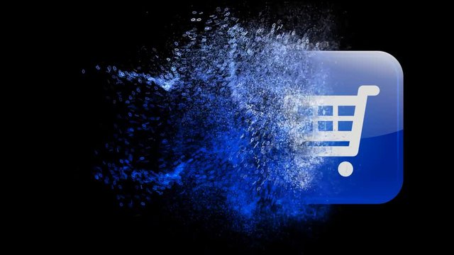 Shopping basket. Online shopping in the online store.