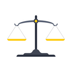 Scales of justice icon.