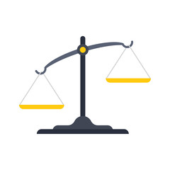 Scales of justice icon.