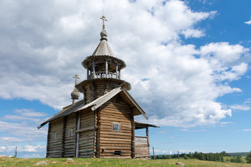 Chapel in the name of the miraculous image from the village of Vigovo on Kizhi island in Karelia