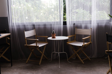 The perfect combination of light and shadow in the rainy atmosphere