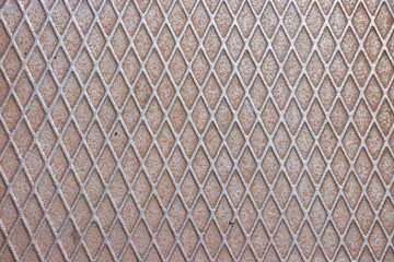 Rusted brown metal pattern grit surface texture
