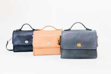  vintage handbag collection close up - Image