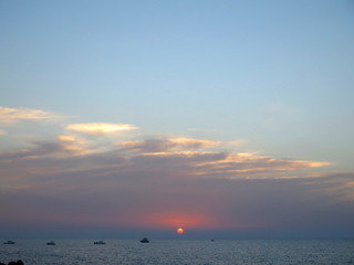 Fototapeta premium Sunset in Dubai