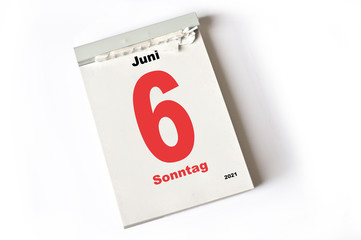 6. Juni 2021