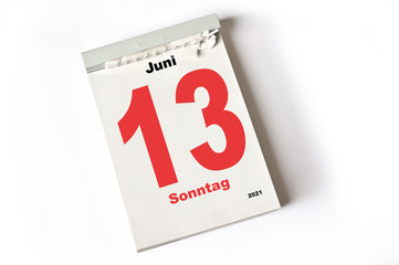 13. Juni 2021