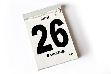 26. Juni 2021