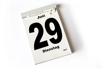 29. Juni 2021