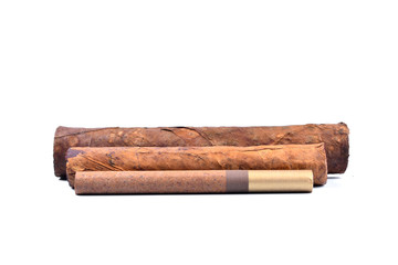 Cigar isolated on white background