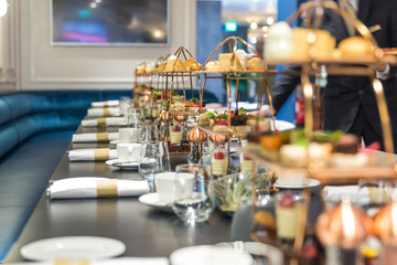 Naklejka premium Afternoon tea in dublin