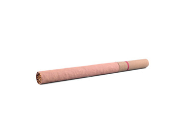 Cigar on white background