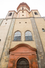 Fototapeta na wymiar St. Nicholas Church Leipzig. Famous Catholic for Mass and Concerts in Leipzig