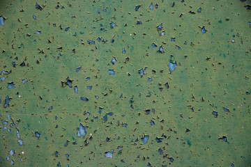 Green grunge paint weathered vintage grunge background texture