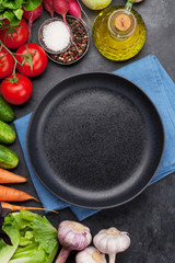 Assorted raw organic vegetables