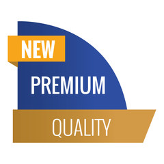 business badge vector illustration set in flat style. Vintage premium logo collection