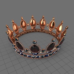 Queen crown with jewels 1