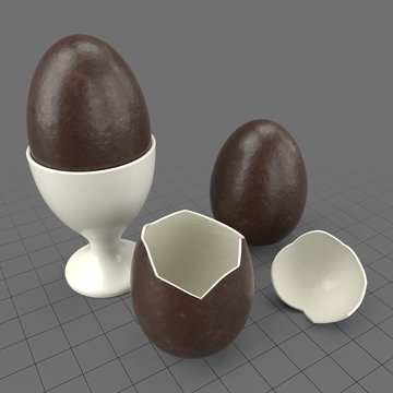 Eggs with egg holder