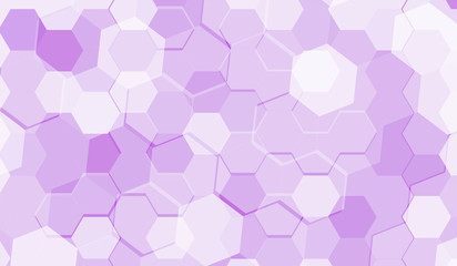 Geometric Purple Polygonal background molecule and communication. Connected lines with dots. Minimalism background. Concept of the science, chemistry, biology, medicine, technology
