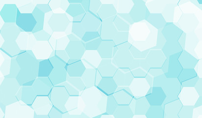 Light BLUE vector abstract polygonal layout. A vague abstract illustration with gradient. The elegant pattern can be used as part of a brand book