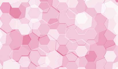 vector abstract irregular polygonal square background - triangle low poly pattern - hot pink magenta color gradient