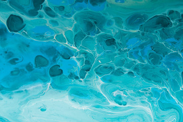 Green and blue marble texture design with stains