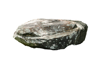 rock isolated on white background