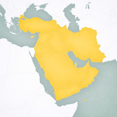 Map of Middle East - All Countries