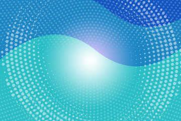 Fototapeta premium abstract, blue, pattern, design, illustration, wallpaper, halftone, texture, art, light, backdrop, graphic, digital, technology, wave, dot, circle, curve, color, dots, green, artistic, element, white