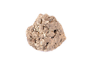 Big cluster of pyrite cubes