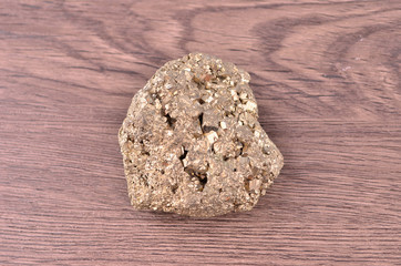 Big cluster of pyrite cubes