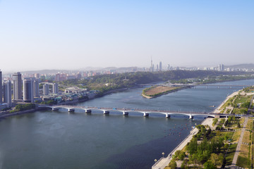 Naklejka premium Pyongyang, North Korea