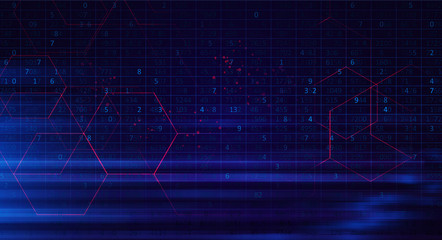 Abstract infographics visualization