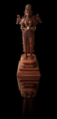 Fototapeta premium Zen sculpture in a prayer hall.