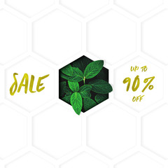 Up to 90% off sale template