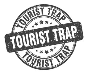tourist trap stamp. tourist trap round grunge sign. tourist trap