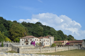 Palace of the Counts of Island Dated in the XVII Century and Contructed by Juan Fernandez of Island Bishop of Cadiz in Island. August 27, 2013. Island, Cantabria. Vacation Nature Street Photography.