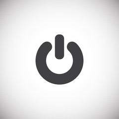 Option button icon on background for graphic and web design. Simple illustration. Internet concept symbol for website button or mobile app.