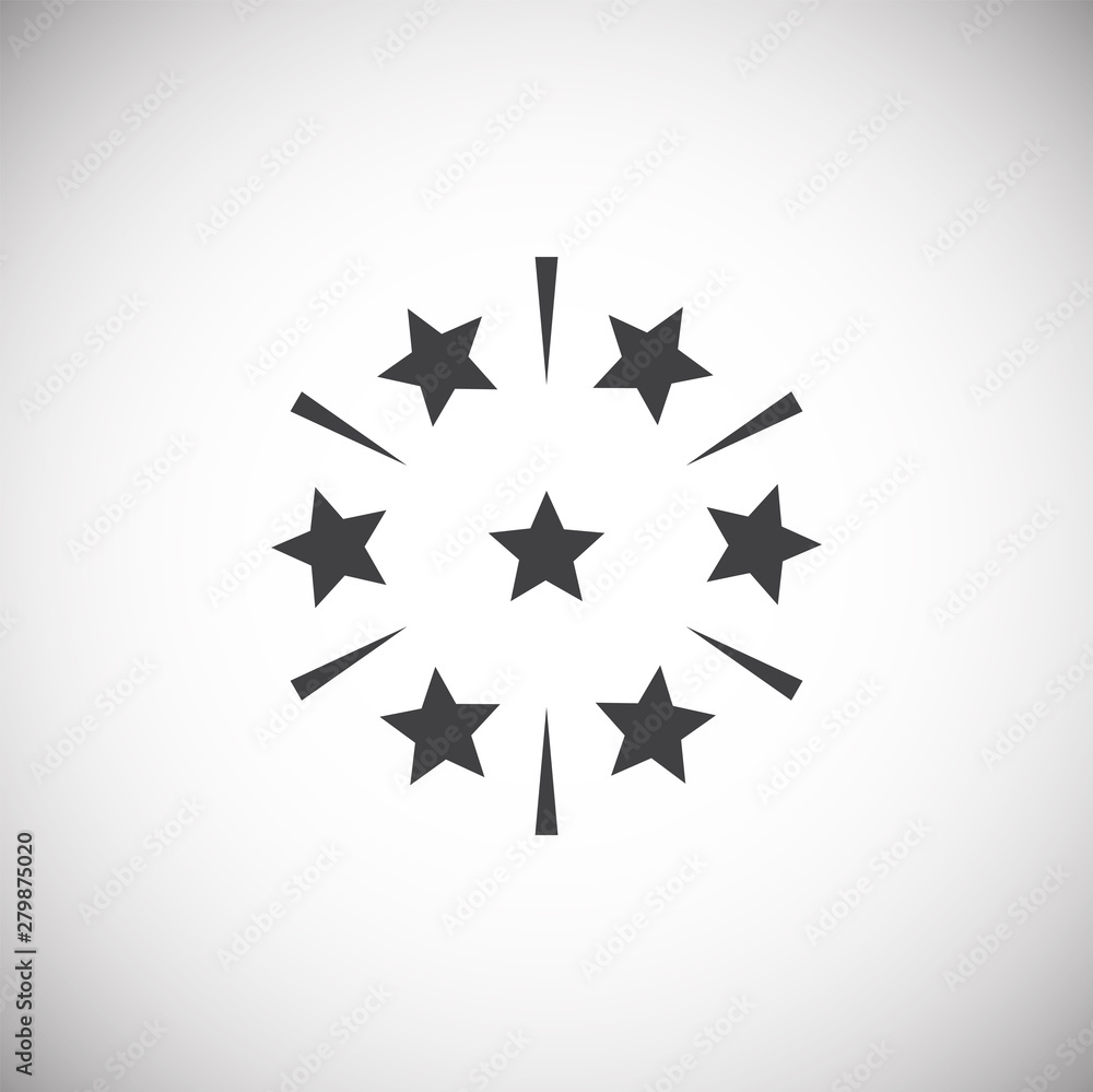 Poster sparkle icon on background for graphic and web design. simple illustration. internet concept symbol 