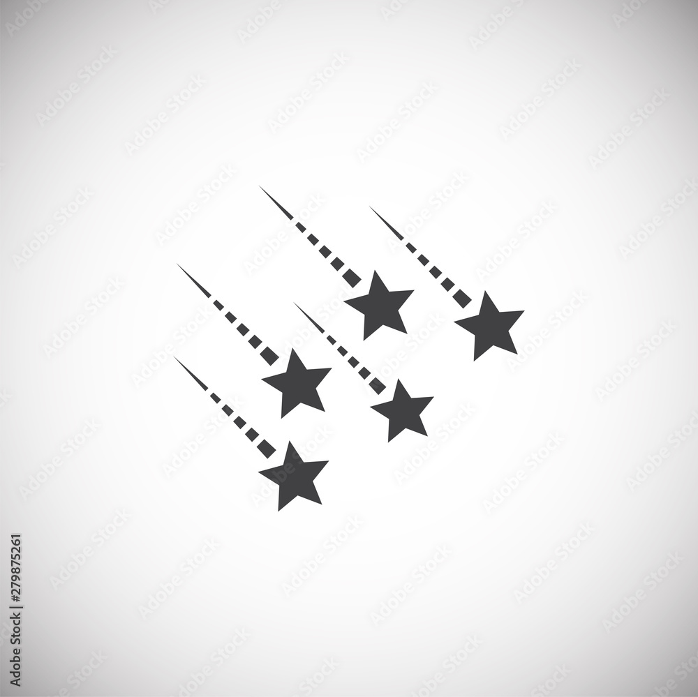 Poster sparkle icon on background for graphic and web design. simple illustration. internet concept symbol 