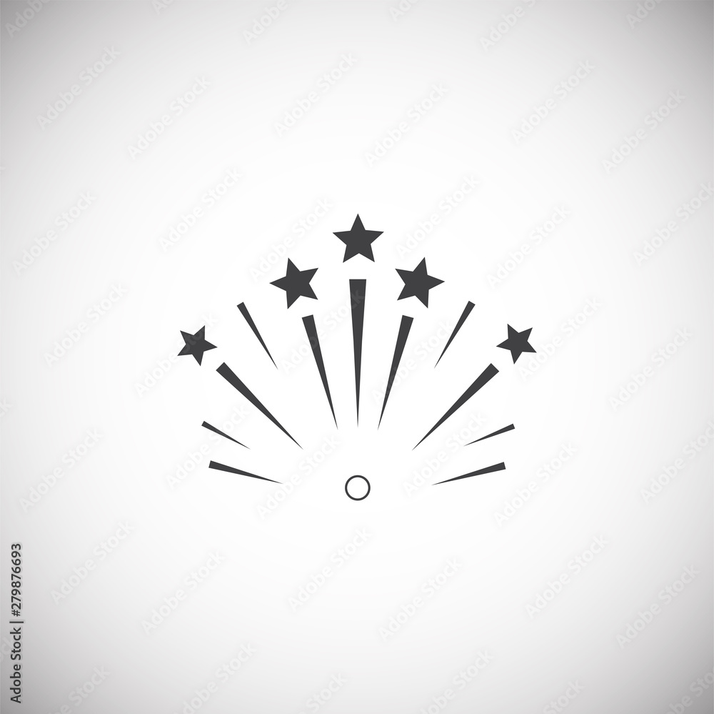 Poster sparkle icon on background for graphic and web design. simple illustration. internet concept symbol 