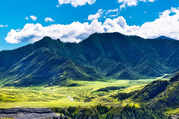 Mountain landscape. Altai Republic, Russia
