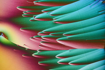 Crystals in polarized light