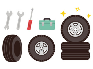 工具とタイヤ © shintako