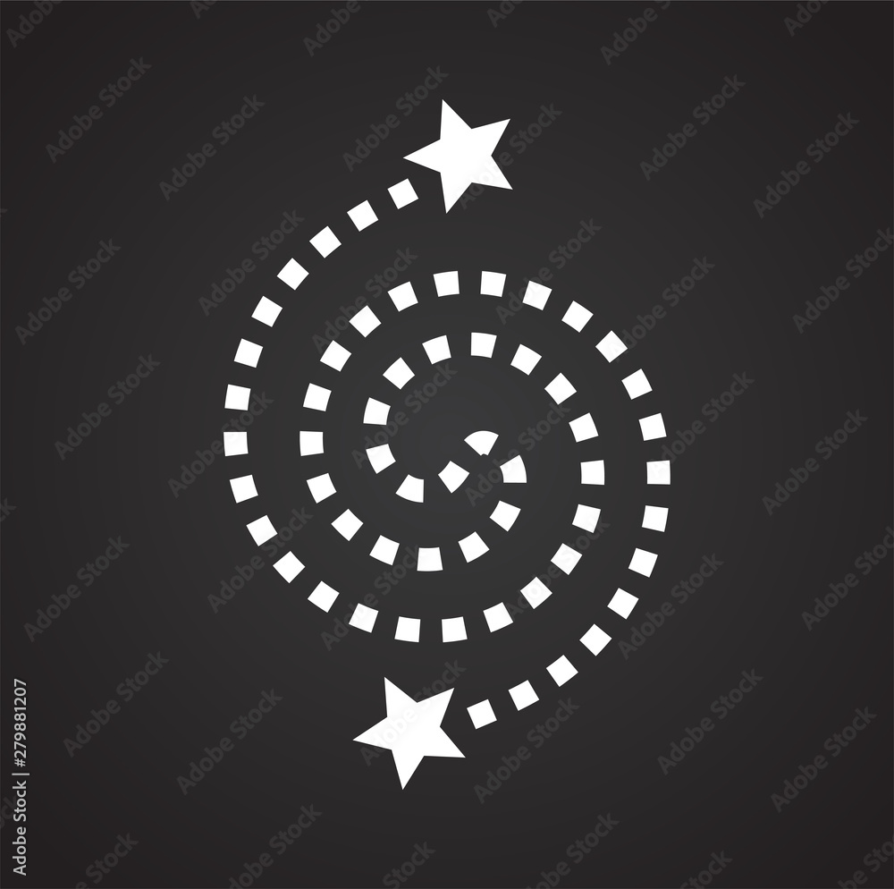 Poster sparkle icon on background for graphic and web design. simple illustration. internet concept symbol 