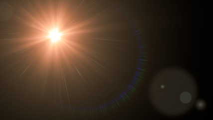 sunny lens flare effect overlay texture