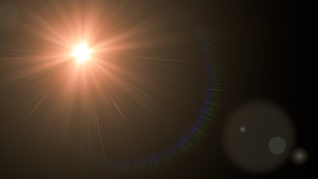 sunny lens flare effect overlay texture